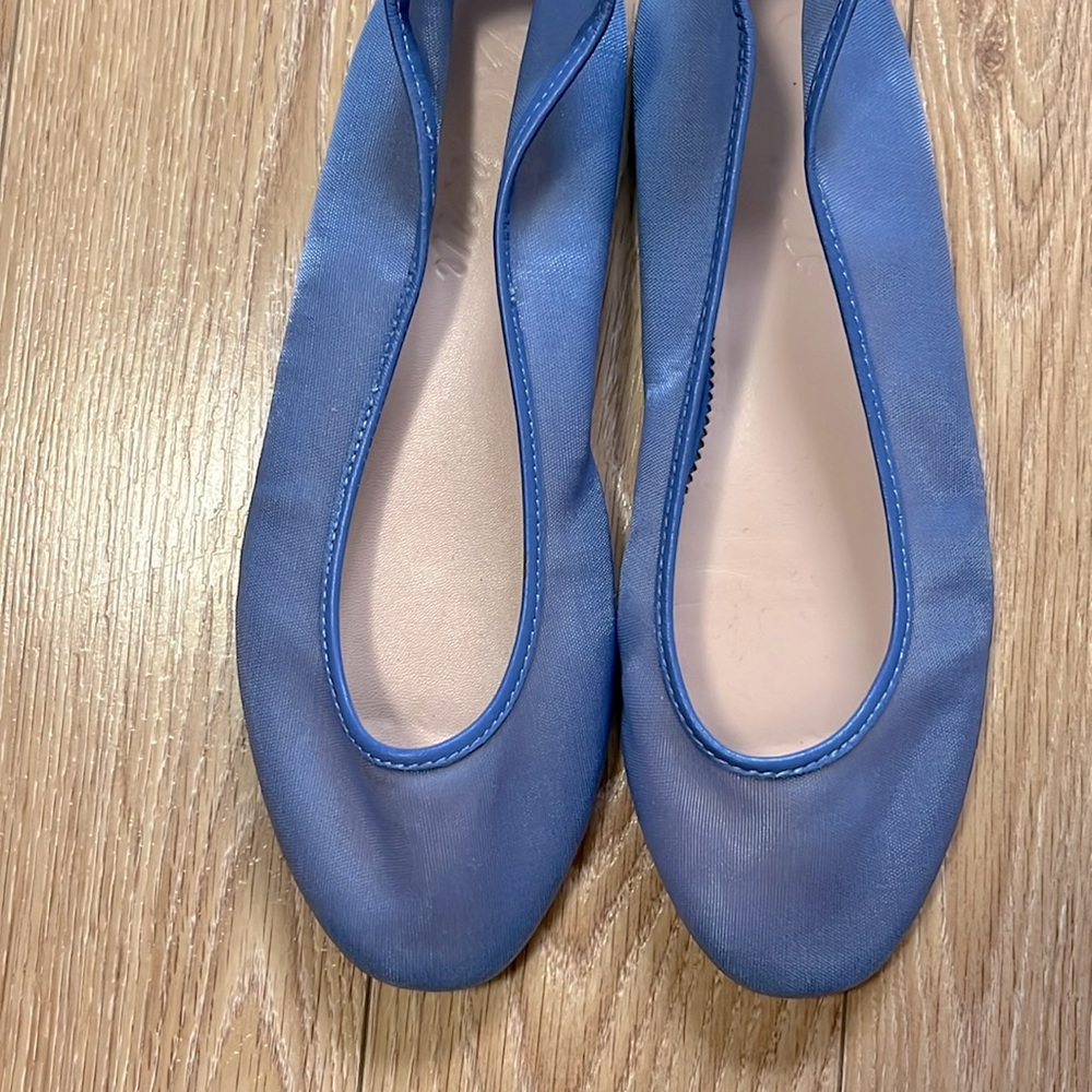 J. Crew Blue Ballet Flats